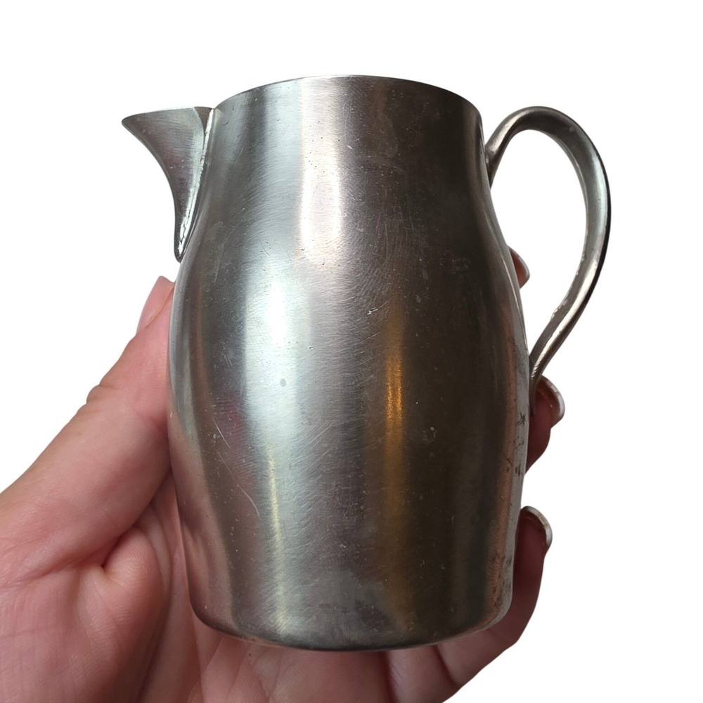 FB Rogers Silver‎ Co Paul Revere Reproduction Silver Creamer Pitcher 1052 A2